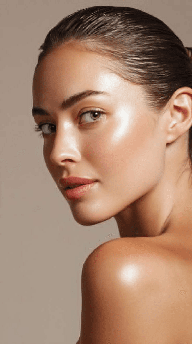 Refined lip side portrait for facial harmony