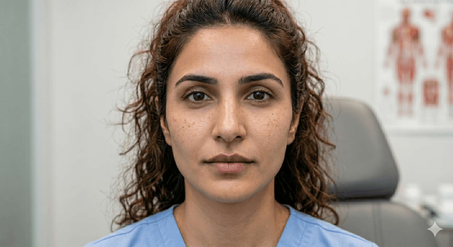Facial enhancement after improved skin clarity